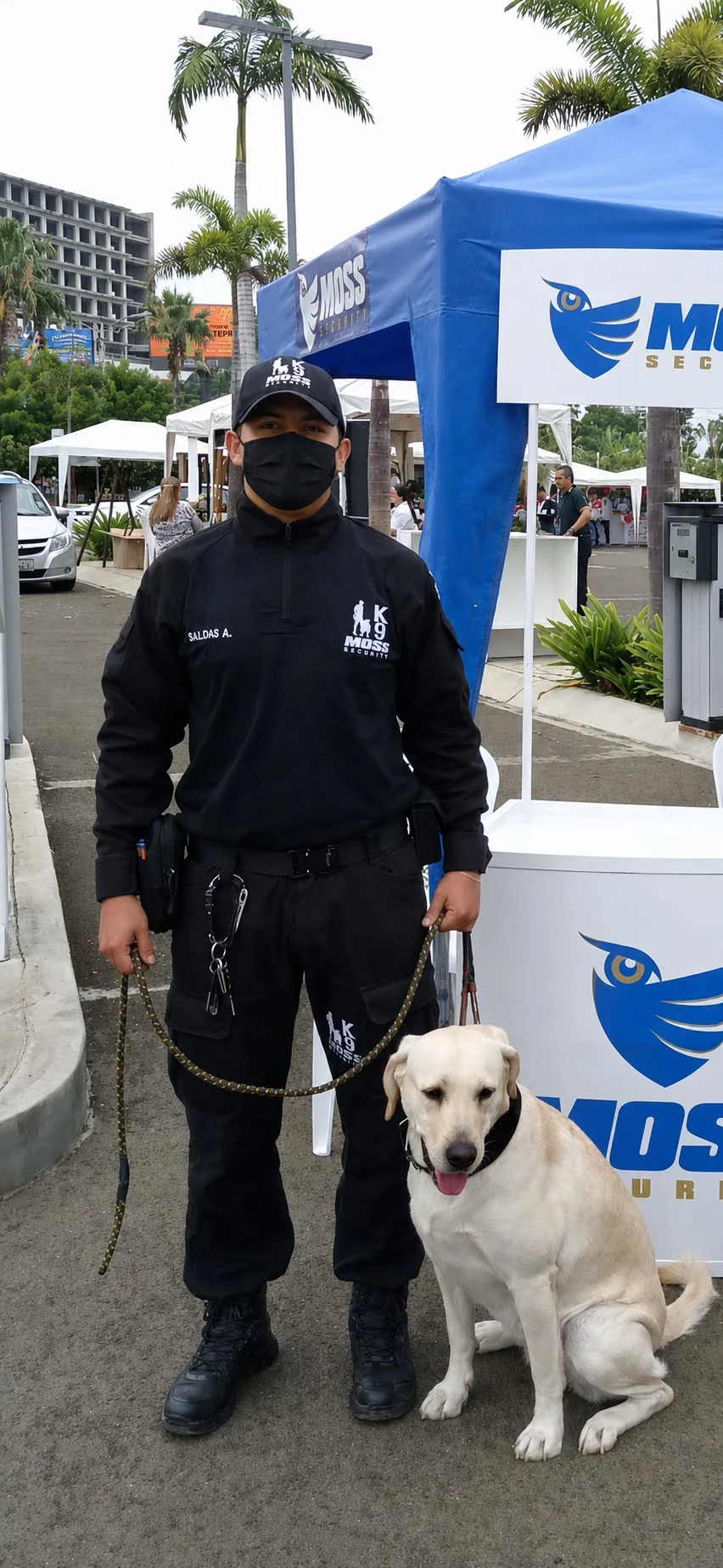 Binomio K9 MOSS en cobertura preventiva de evento